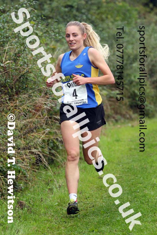 Senior Womens relay, 2021 Farringdon Open Cross Country, Sunderland . Photo: David T. Hewitson/Sports for All Pics